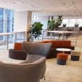 CIC Singapore - Marina Bay Financial Centre |Products seen: [Oxy Lounger, Halved Stool & Wave Modular Sofa – Right]